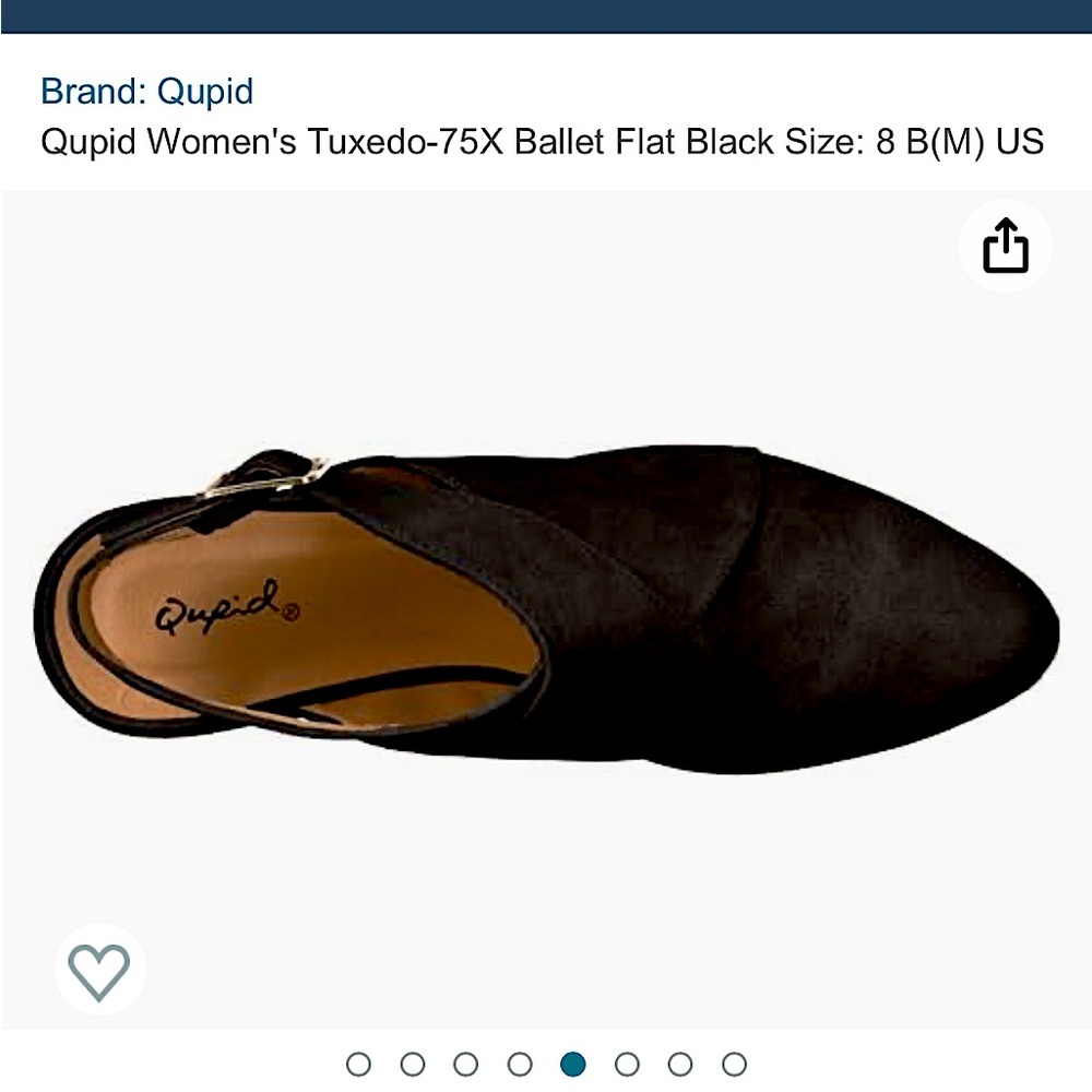 Qupid Tuxedo Ballet flat